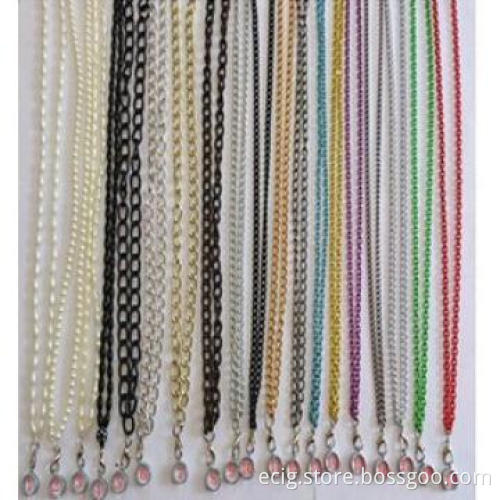 colofrul metal ego battery necklace